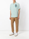 embroidered figure shirt 