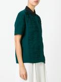 ruched short sleeve shirt
