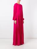 pleated gown 