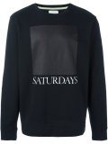 logo print sweatshirt