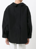 split neck blouse