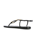 rounded thong sandals