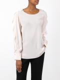 ruffle sleeved blouse