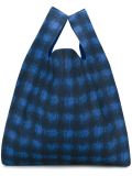 printed large rectangular tote