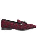 tasselled woven slippers
