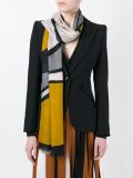 abstract print scarf