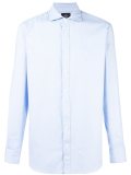 micro-print shirt