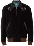 zipped bomber jacket 