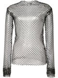 metallic mesh top 