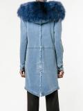 raccoon fur hood unlined parka