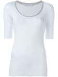 scoop neck T-shirt
