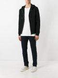 zipped hoodie