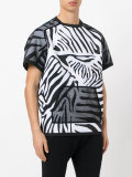 zebra print T-shirt 