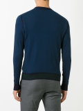 buttoned V-neck cardigan