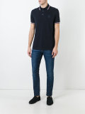 embroidered logo polo shirt  
