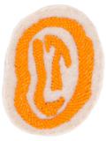 logo beaded velcro patch