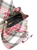 checked backpack