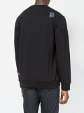 paisley embroidered sweatshirt