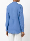 buttoned bib panel shirt 