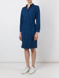 belted shirt dress