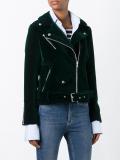 zip up biker jacket