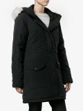 zipped hooded jacket