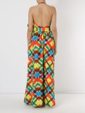 'Arco-íris' textured long dress