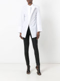concealed button bib shirt