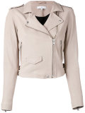 'Ashville' cropped moto jacket
