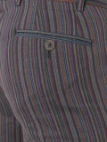 striped two-piece suit