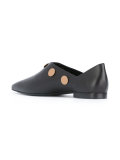 circle-embellished slip ons
