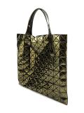 metallic square tote