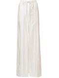 drawstring palazzo trousers