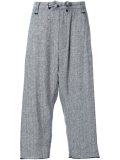 'Herringbone Baggy Pleat'长裤