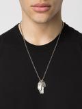 plaques pendant short necklace