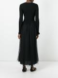embroidered panel dress
