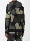 camouflage print hoodie 