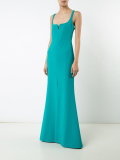 sweetheart neck long dress 