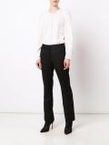 ruched neck blouse