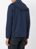 button-up hooded jacket