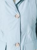 zipped hooded coat