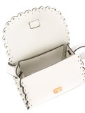 studded scallop edge bag
