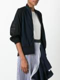 raglan sleeve bomber jacket
