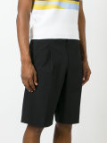 pleat detail shorts