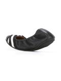 striped detailing ballerinas