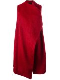 furry sleeveless coat  
