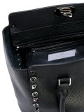 'Rockstud Rolling Noir'梯形手提包
