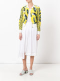 pineapple print bomber jacket