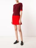 bicolour knitted T-shirt