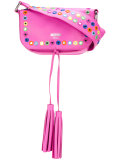 mirror embellished cross-body bag 